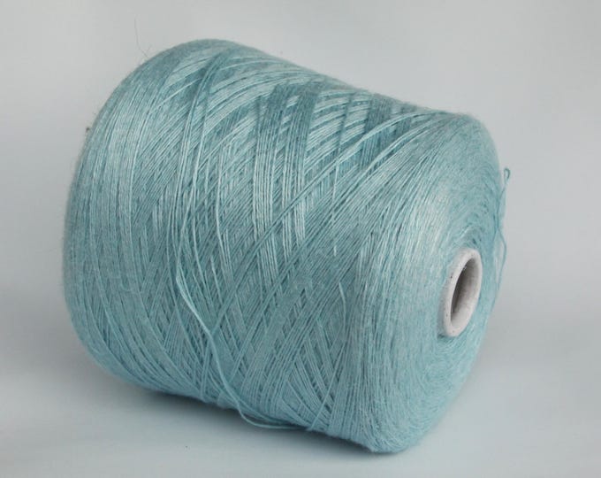 Linen / viscose yarn on cone, fingering / sock weight yarn for knitting, weaving and crochet, per 100g