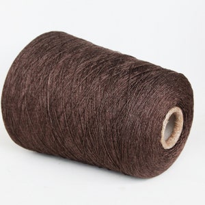 Hilo 100% seda en cono, hilo de seda italiano, hilo de peso de encaje para tejer, tejer a máquina y crochet, por 100 g