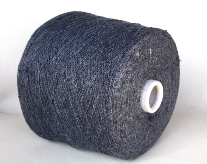 Linen / tussah silk yarn on cone, lace weight yarn for knitting, weaving and crochet, per 100g