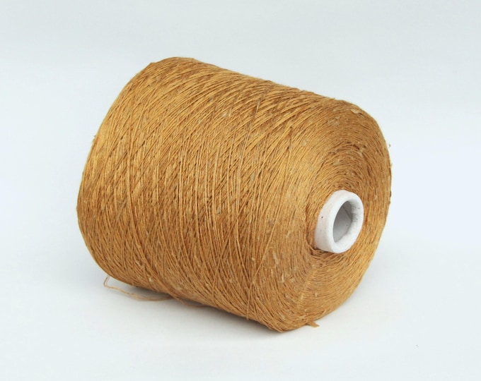 Linen / tussah silk yarn on cone, lace weight yarn for knitting, weaving and crochet, per 100g