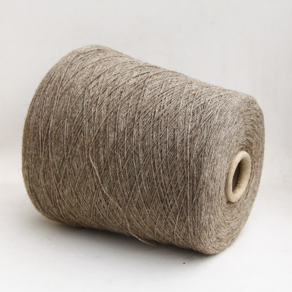 Yak / silk / merino wool yarn on cone, lace weight yarn for knitting, weaving and crochet, per 100g