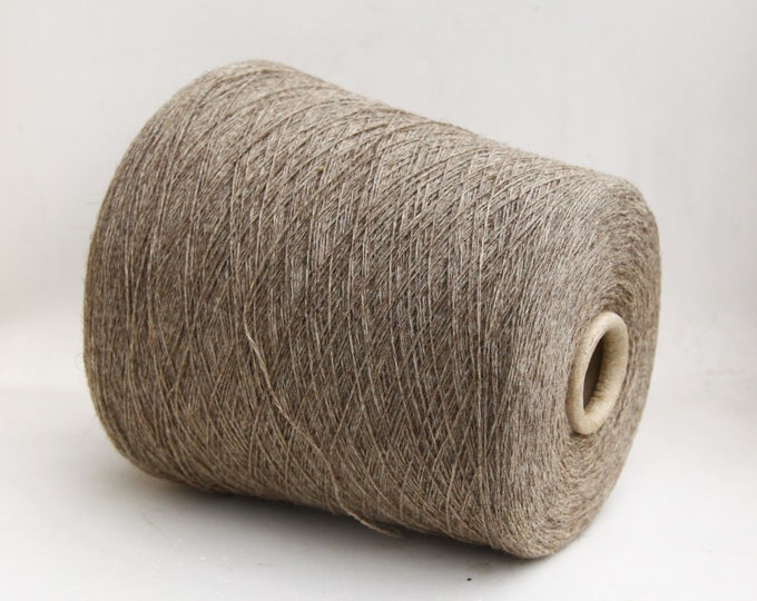 Yak / silk / merino wool yarn on cone, lace weight yarn for knitting, weaving and crochet, per 100g