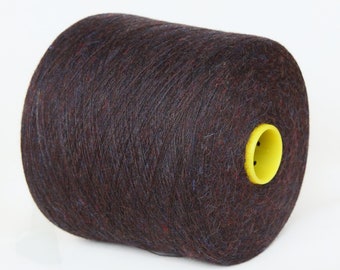 100% suri alpaca yarn on cone, lace weight yarn for knitting, weaving and crochet, per 100g