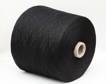 100% silk yarn on cone, lace weight yarn for knitting, weaving and crochet, per 100g