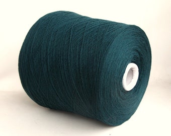 Cashmere / wool merino yarn on cone, lace weight yarn for knitting, weaving and crochet, per 100g