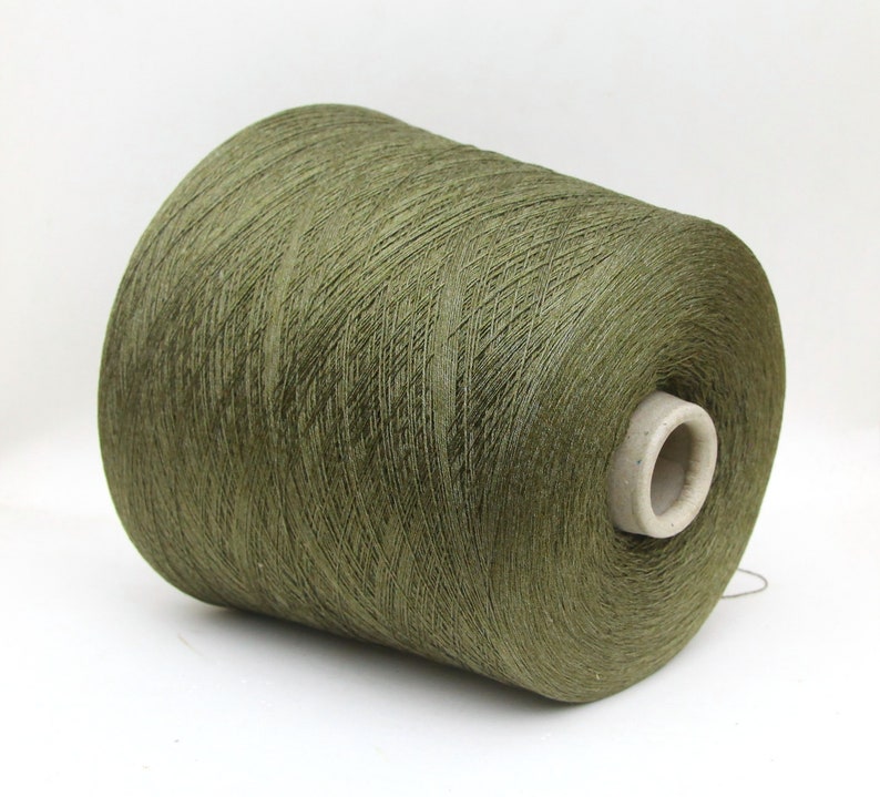 100 silk yarn on cone lace weight yarn for knitting weaving Etsy