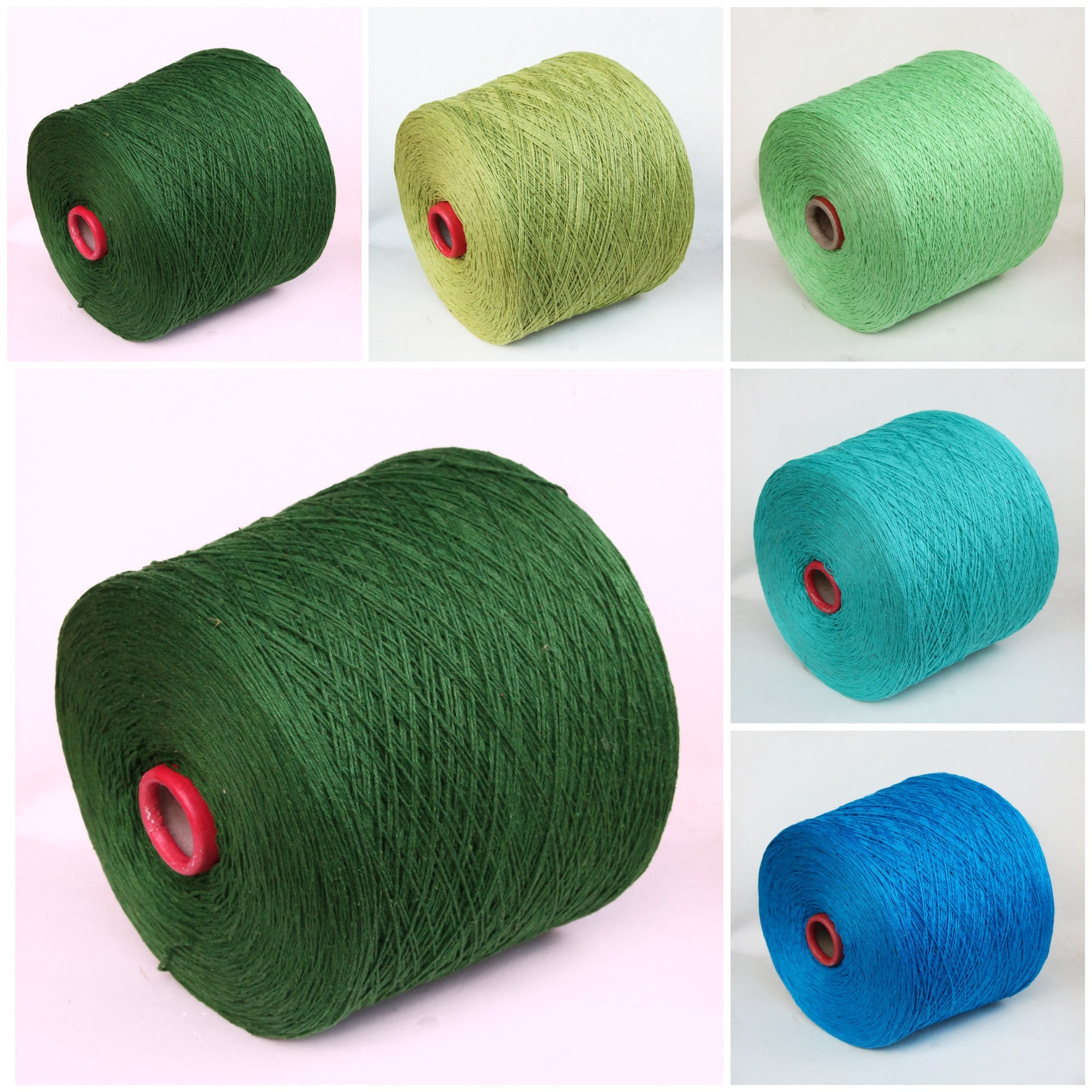 100% noil (bourette) silk yarn on cone, lace weight yarn for knitting,  weaving and crochet, per 100g
