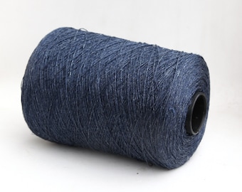 100% linen yarn on cone, italian linen yarn, lace weight yarn for knitting, weaving and crochet, per 100g