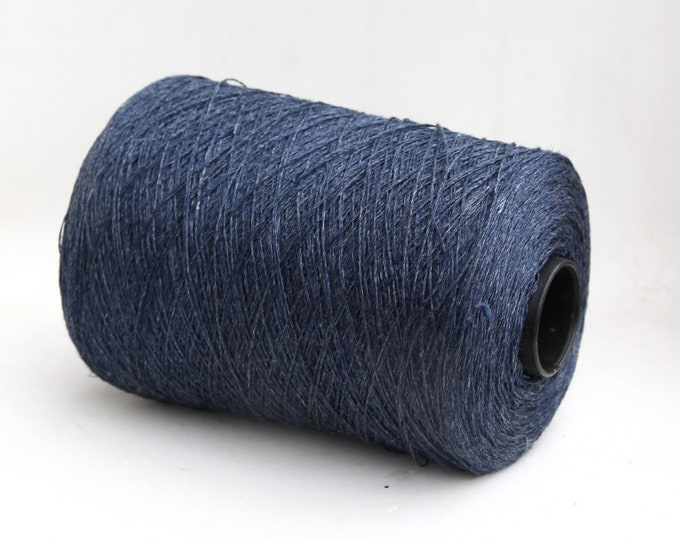 100% linen yarn on cone, italian linen yarn, lace weight yarn for knitting, weaving and crochet, per 100g