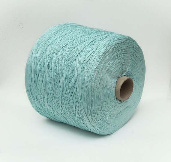 100% mulberry silk yarn on cone, light fingering / sock weight yarn for knitting, weaving and crochet, per 100g
