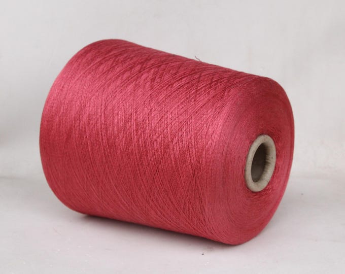 Silk / cotton yarn on cone, cobweb weight knitting yarn, weaving yarn, crochet thread, per 100g