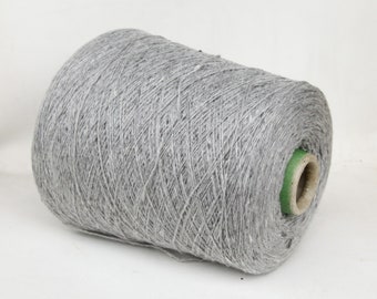 450g cone of 100% cashmere yarn on cone, pure italian cashmere yarn, lace weight yarn for knitting, weaving and crochet