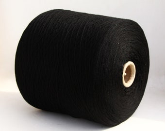 100% cashmere yarn on cone, pure italian cashmere yarn, lace weight yarn for knitting, weaving and crochet, per 100g