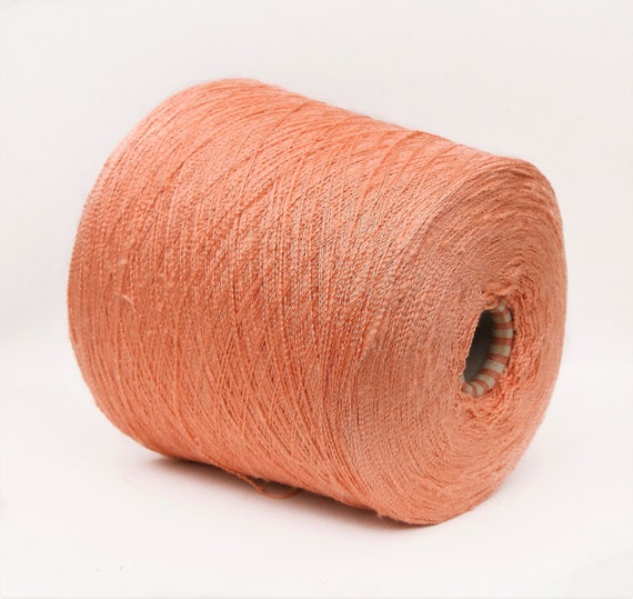 100% japanese mulberry silk yarn on cone, lace weight yarn for knitting, weaving and crochet, per 100g