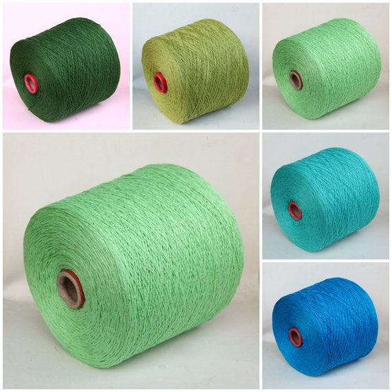 500g cone of 100% bourette silk yarn on cone, italian noil silk, lace weight silk yarn for knitting, weaving and crochet