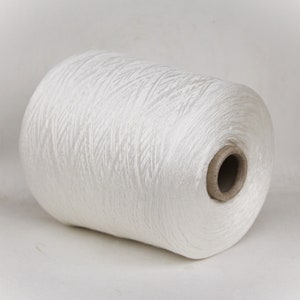 100% milk fiber yarn on cone, lace weight yarn for knitting, weaving and crochet, 1kg cone