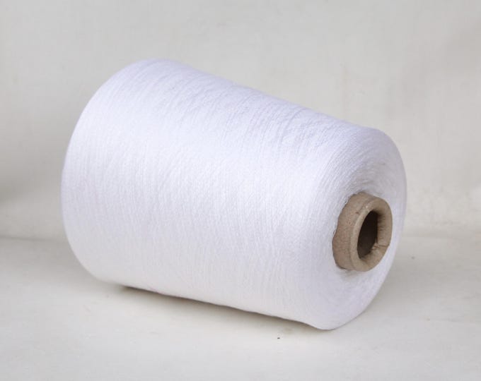 Silk / cotton yarn on cone, cobweb weight knitting yarn, weaving yarn, crochet thread, per 100g