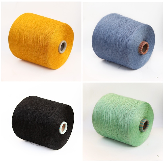 Hilo de cáñamo / bambú cono italiano hilo de peso - Etsy España