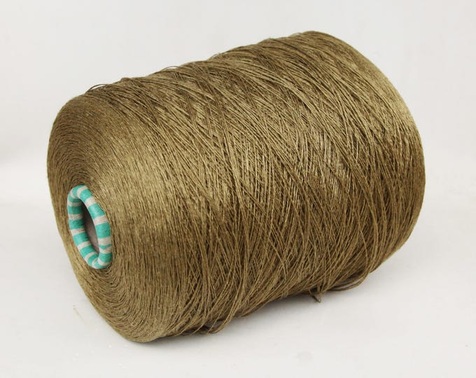 100% linen yarn on cone, lace weight yarn for knitting, weaving and crochet, per 100g
