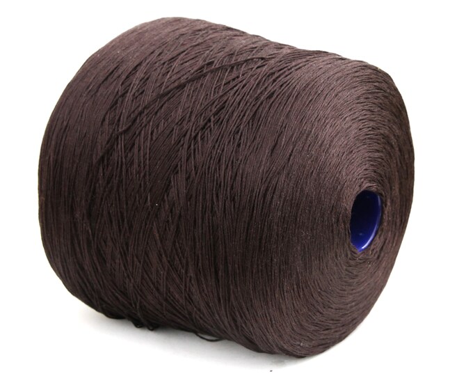 100% mulberry silk yarn on cone, lace weight italian silk yarn for knitting, weaving and crochet, per 100g