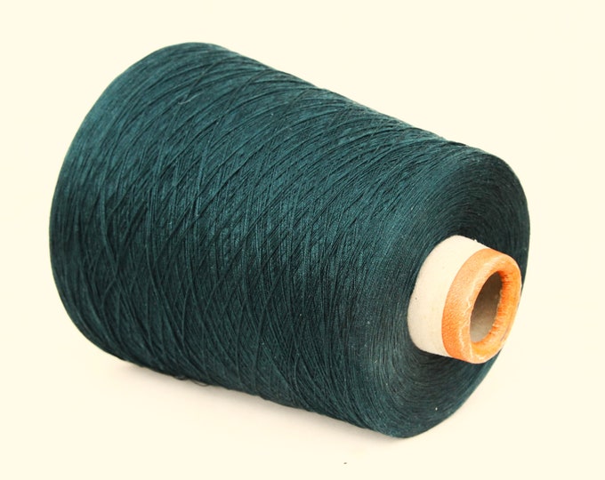 100% mulberry silk yarn on cone, lace weight italian silk yarn for knitting, weaving and crochet