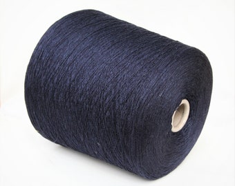 Fil 100 % soie sur cône, fil dentelle pour tricot, tissage et crochet, par 100 g