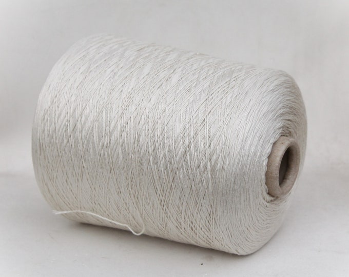 1kg cone of 100% mint fiber yarn on cone, lace weight yarn for knitting, weaving and crochet