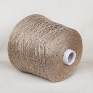 Linen / viscose yarn on cone, fingering / sock weight yarn for knitting, weaving and crochet, per 100g