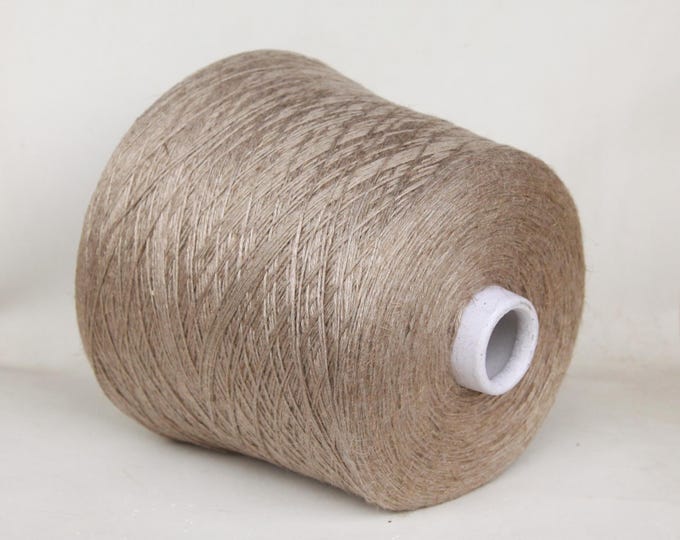 Linen / viscose yarn on cone, fingering / sock weight yarn for knitting, weaving and crochet, per 100g