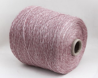 Silk / cotton / bamboo viscose yarn on cone, lace weight yarn for knitting, weaving and crochet, per 100g