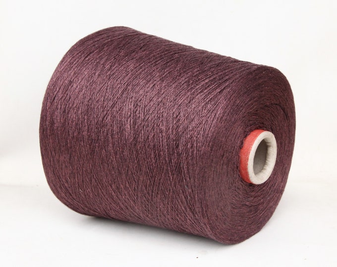 Cashmere / silk yarn on cone, lace weight yarn for knitting, weaving and crochet, per 100g