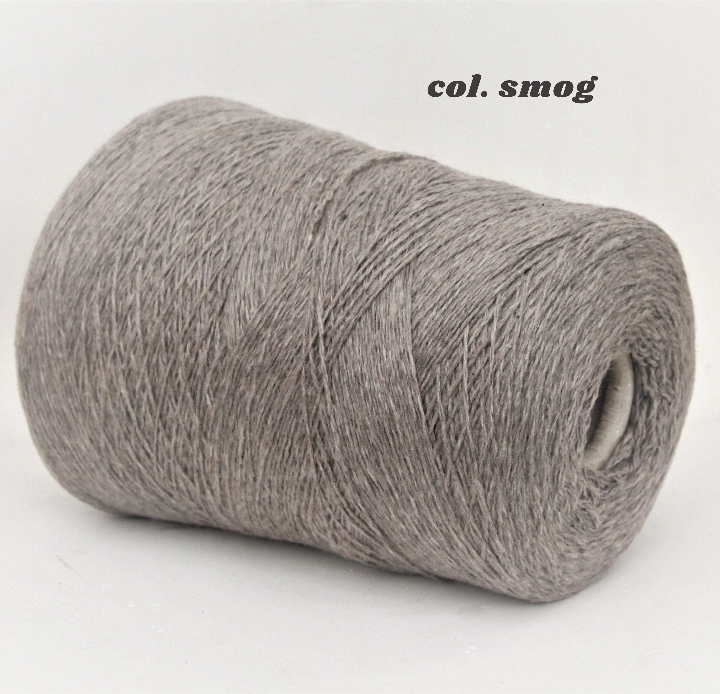 Cotton/silk/cashmere yarn on cone, sock weight yarn for knitting, weaving  and crochet, per 100g