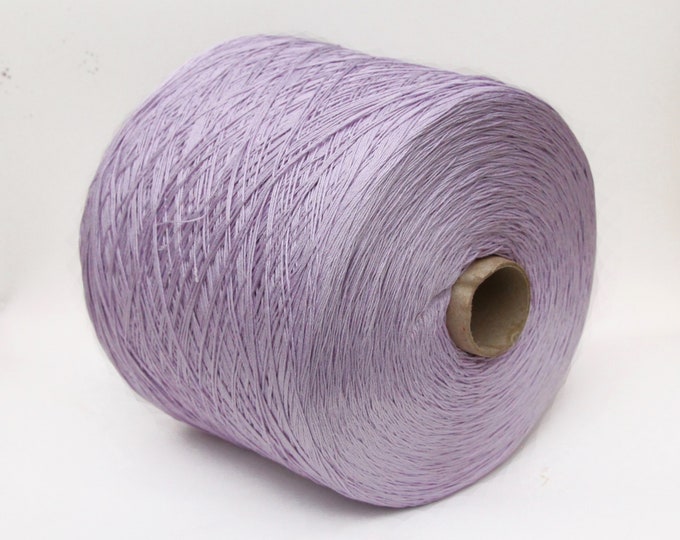 100% mulberry silk yarn on cone, light fingering / sock weight yarn for knitting, weaving and crochet, per 100g