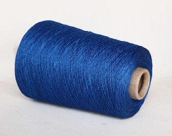 100% linen yarn on cone, lace weight yarn for knitting, weaving and crochet, per 100g