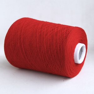 Cashmere / wool merino yarn on cone, lace weight yarn for knitting, weaving and crochet, per 100g