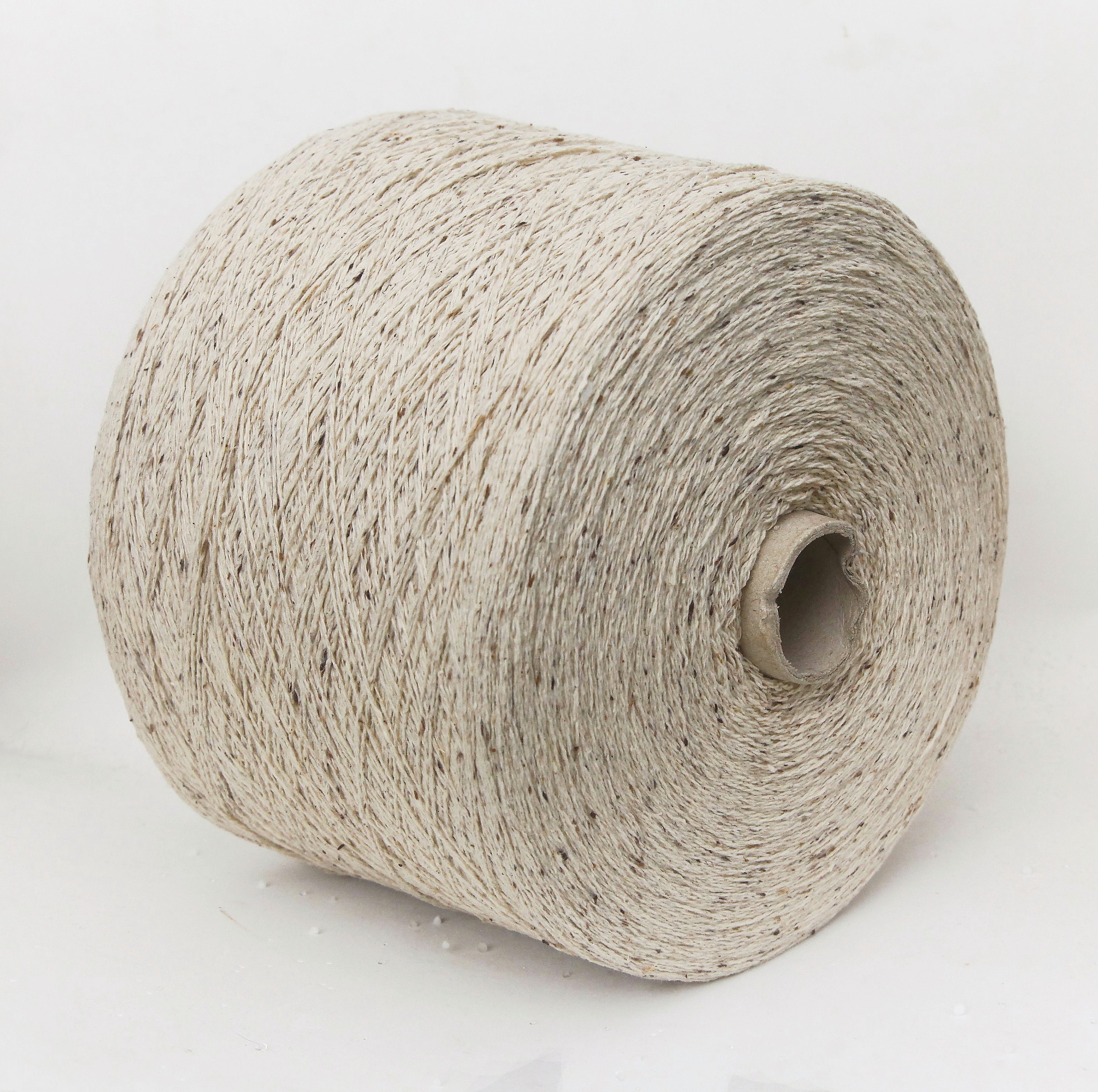 100% noil (bourette) silk yarn on cone, lace weight yarn for knitting,  weaving and crochet, per 100g