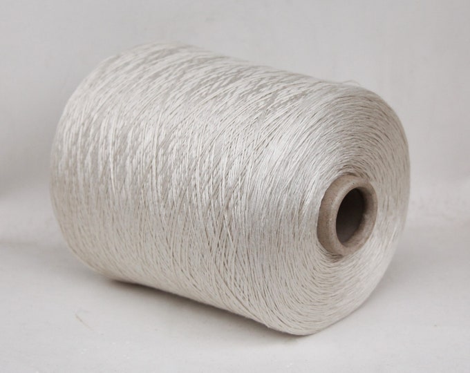 100% dandelion fiber yarn on cone, lace weight yarn for knitting, weaving and crochet, per 100g