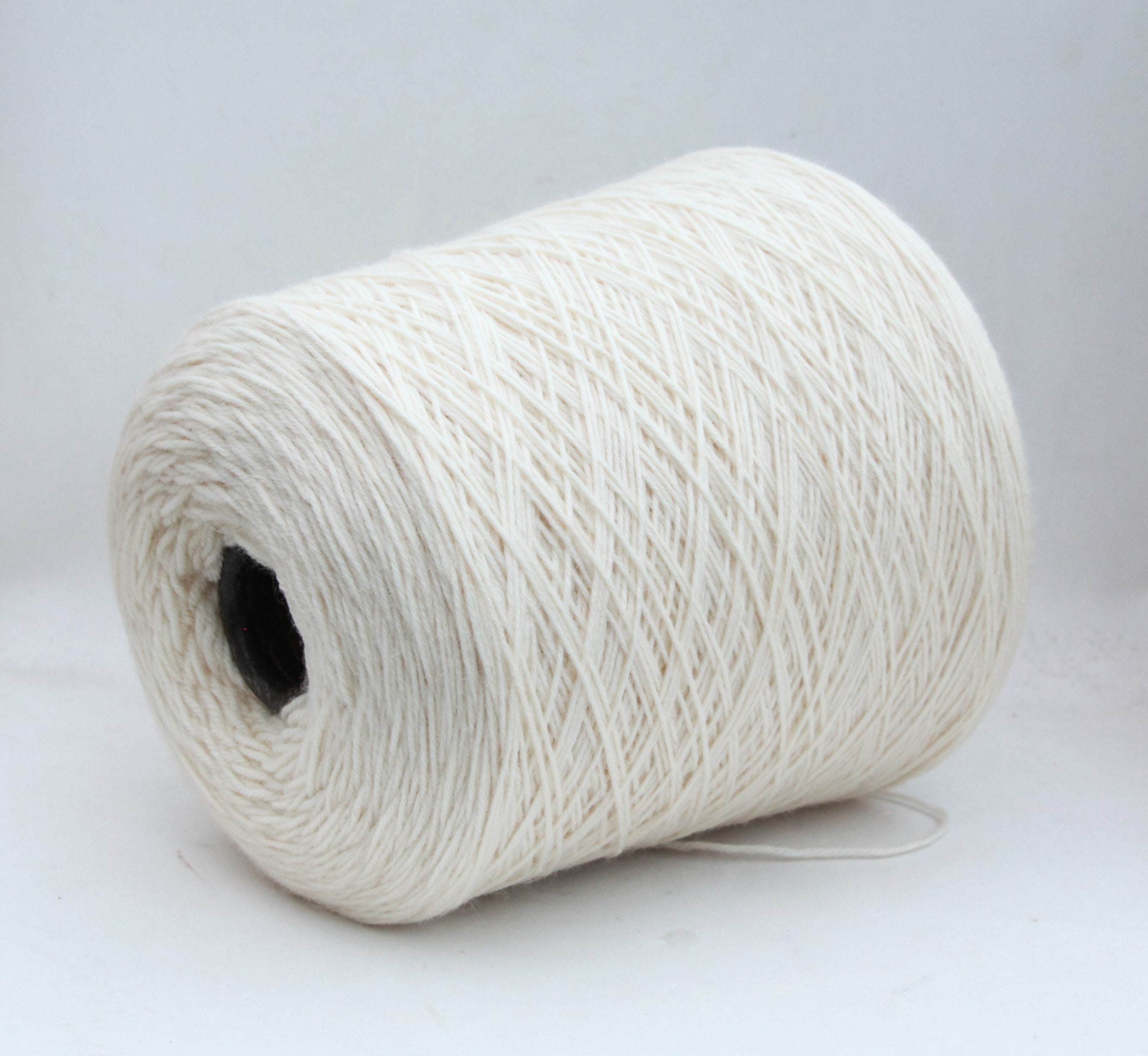 1kg of 100% cotton yarn on cone, light worsted/DK yarn for crochet, weaving  and knitting