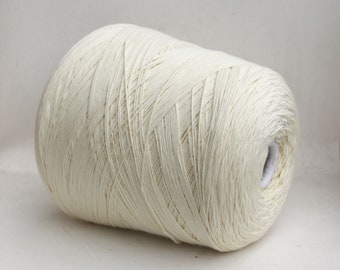 900g cone of 100% merino wool yarn on cone, undyed yarn, sport weight yarn for knitting, weaving and crochet yarn