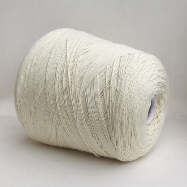 100% merino wool yarn on cone, undyed yarn, sport weight yarn for knitting, weaving and crochet yarn, per 100g