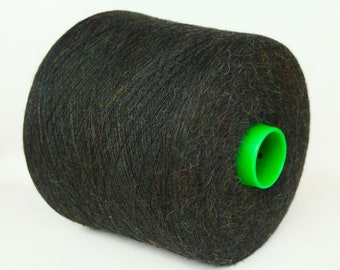 100% suri alpaca yarn on cone, lace weight yarn for knitting, weaving and crochet, per 100g