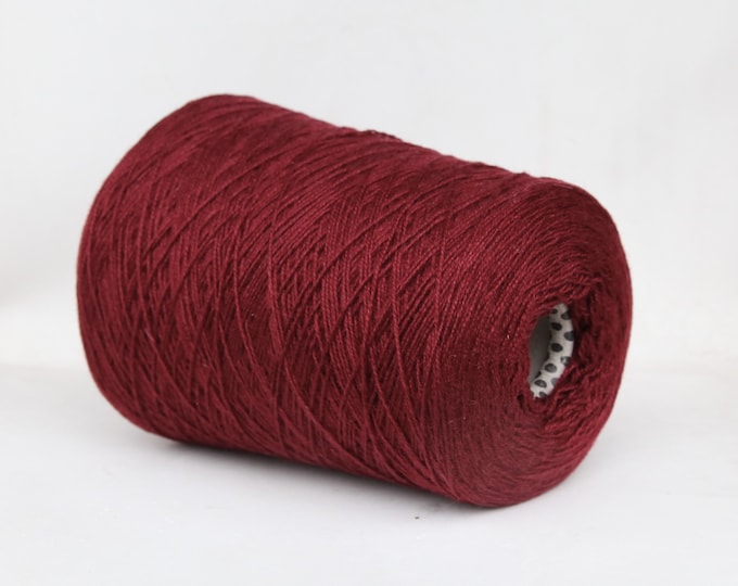 100% cashgora yarn on cone, sport weight yarn for knitting, weaving and crochet, per 100g