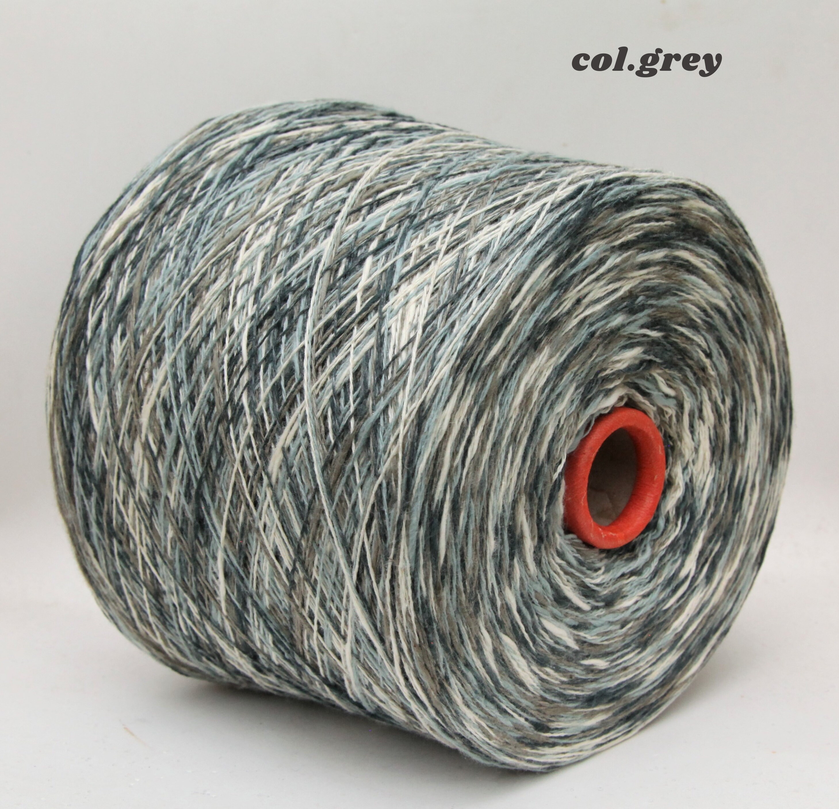 Cotton/linen yarn on cone, space dyed yarn for knitting, weaving and