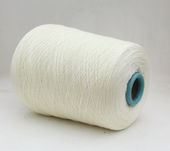 500g cone of cashmere/silk/wool merino yarn, undyed yarn for knitting, weaving and crochet, per 100g
