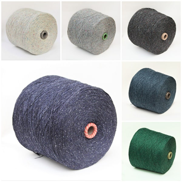 100% tsumugi silk yarn on cone, japanese silk yarn for knitting, weaving and crochet, per 100g