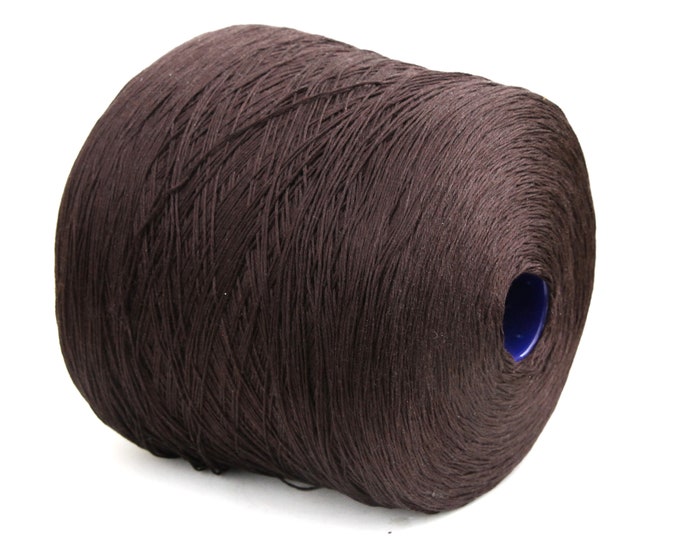 450g cone of 100% mulberry silk yarn on cone, lace weight italian silk yarn for knitting, weaving and crochet