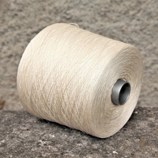 Silk/cotton yarn on cone, 900g cone