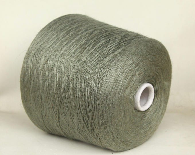 Linen / viscose yarn on cone, fingering / sock weight yarn for knitting, weaving and crochet, per 100g
