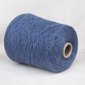 100% cashmere yarn on cone, pure italian tweed cashmere yarn, lace weight yarn for knitting, weaving and crochet, per 100g