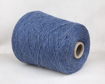 100% cashmere yarn on cone, pure italian tweed cashmere yarn, lace weight yarn for knitting, weaving and crochet, per 100g